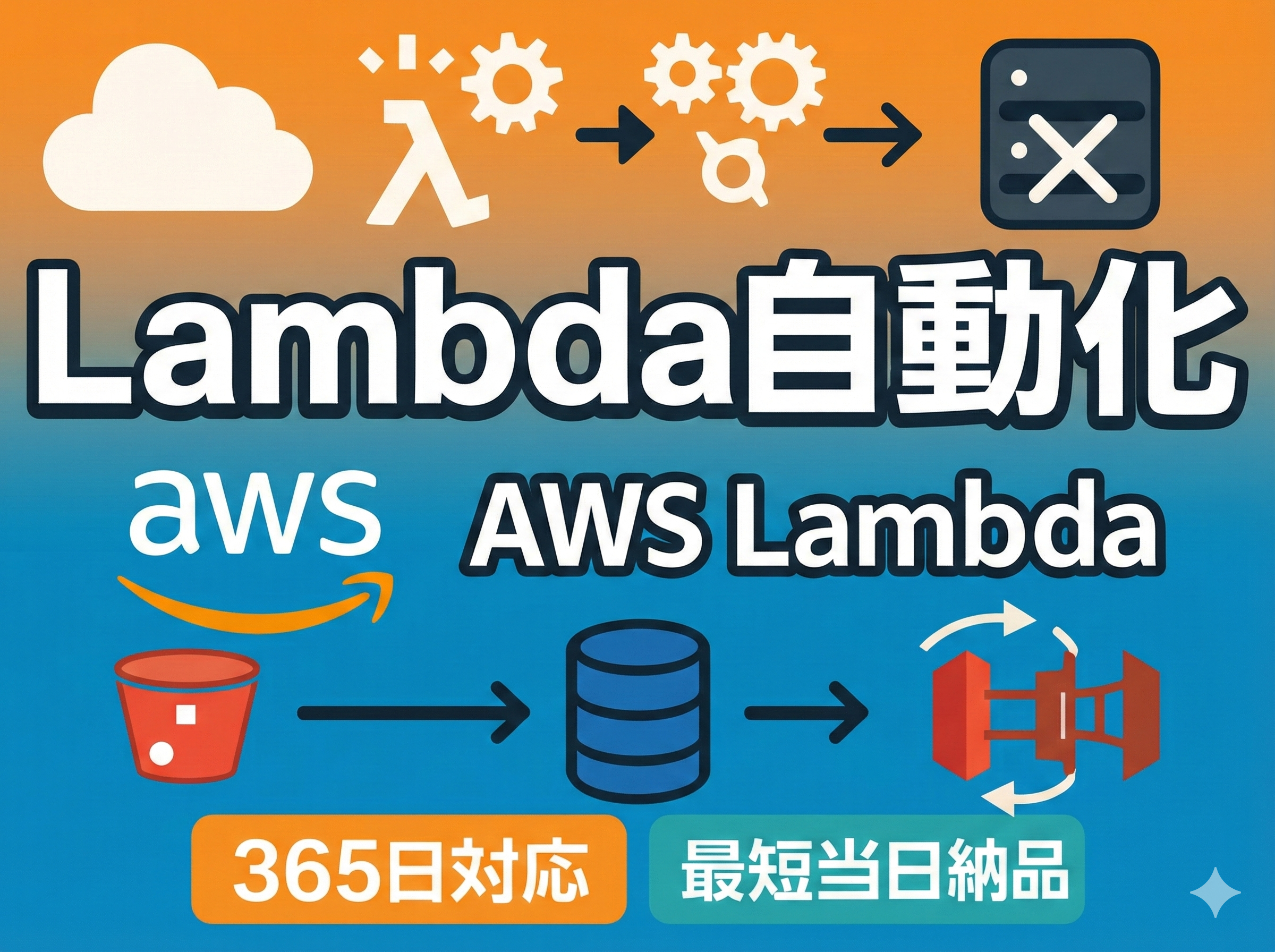 AWS Lambdaのお困り全対応します